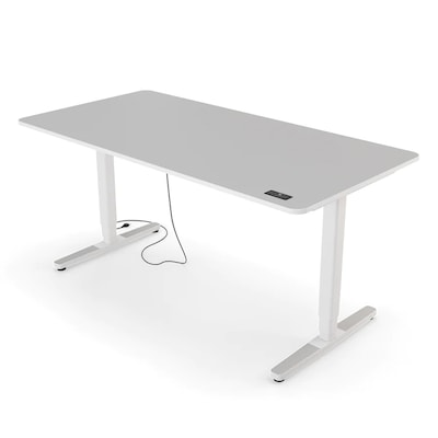 Pro AA günstig Kaufen-Yaasa Desk Pro 2 - 160x80cm - Hellgrau. Yaasa Desk Pro 2 - 160x80cm - Hellgrau <![CDATA[• Zwischen 64 und 130 cm elektrisch höhenverstellbar • Bedienelement in der Tischplatte integriert. • 2 Memory Positionen & Höhenanzeige • Traglast statisch 