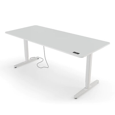 rste und günstig Kaufen-Yaasa Desk Pro 2 - 180x80cm - Offwhite. Yaasa Desk Pro 2 - 180x80cm - Offwhite <![CDATA[• Zwischen 64 und 130 cm elektrisch höhenverstellbar • Bedienelement in der Tischplatte integriert. • 2 Memory Positionen & Höhenanzeige • Traglast statisch 