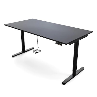 AS 7  günstig Kaufen-Yaasa Desk Essential 160x80cm - Anthrazit. Yaasa Desk Essential 160x80cm - Anthrazit <![CDATA[• Zwischen 71 und 119 cm elektrisch höhenverstellbar • Anzeige der Tischhöhe, Memory-Funktion & Tastensperre. • Mit Kollisionssensor und USB-Ladeanschlus