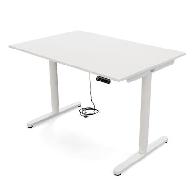 Elektrisch,KISSBOBO günstig Kaufen-Yaasa Desk Essential 120x80cm - Weiss. Yaasa Desk Essential 120x80cm - Weiss <![CDATA[• Zwischen 71 und 119 cm elektrisch höhenverstellbar • Anzeige der Tischhöhe, Memory-Funktion & Tastensperre. • Mit Kollisionssensor und USB-Ladeanschluss • Tr