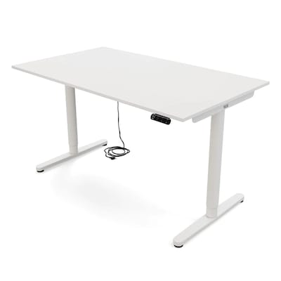 rot/Weiss günstig Kaufen-Yaasa elektrisch höhenverstellbarer Schreibtisch Desk Essential 140x80cm - Weiss. Yaasa elektrisch höhenverstellbarer Schreibtisch Desk Essential 140x80cm - Weiss <![CDATA[• Zwischen 71 und 119 cm elektrisch höhenverstellbar • Anzeige der T