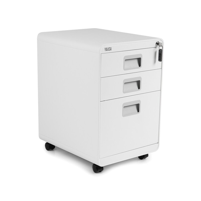 Yaasa File Cabinet - Weiss