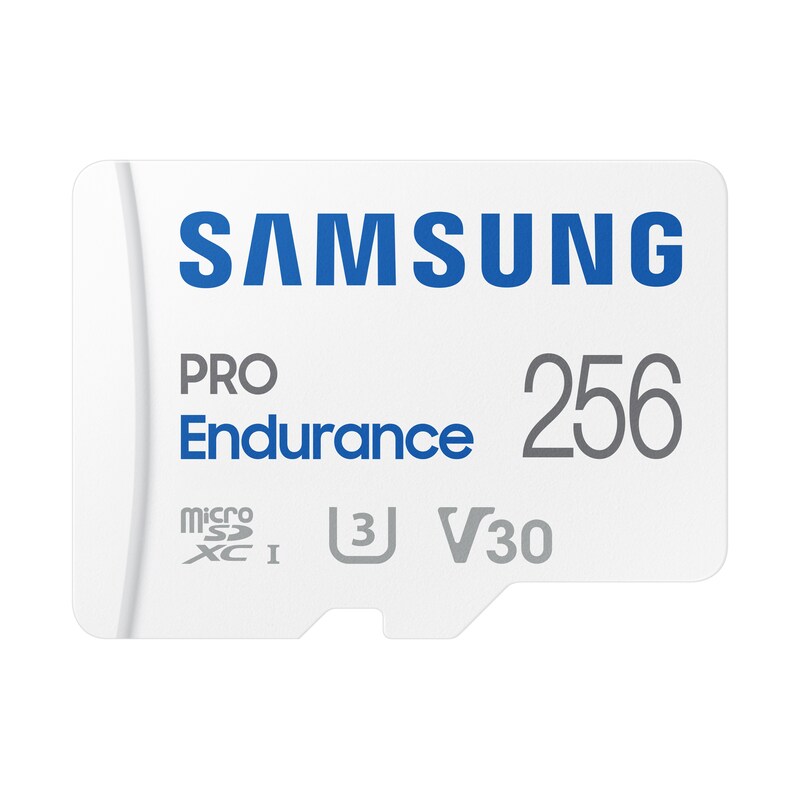 Samsung PRO Endurance 256 GB microSD-Speicherkarte mit SD-Adapter