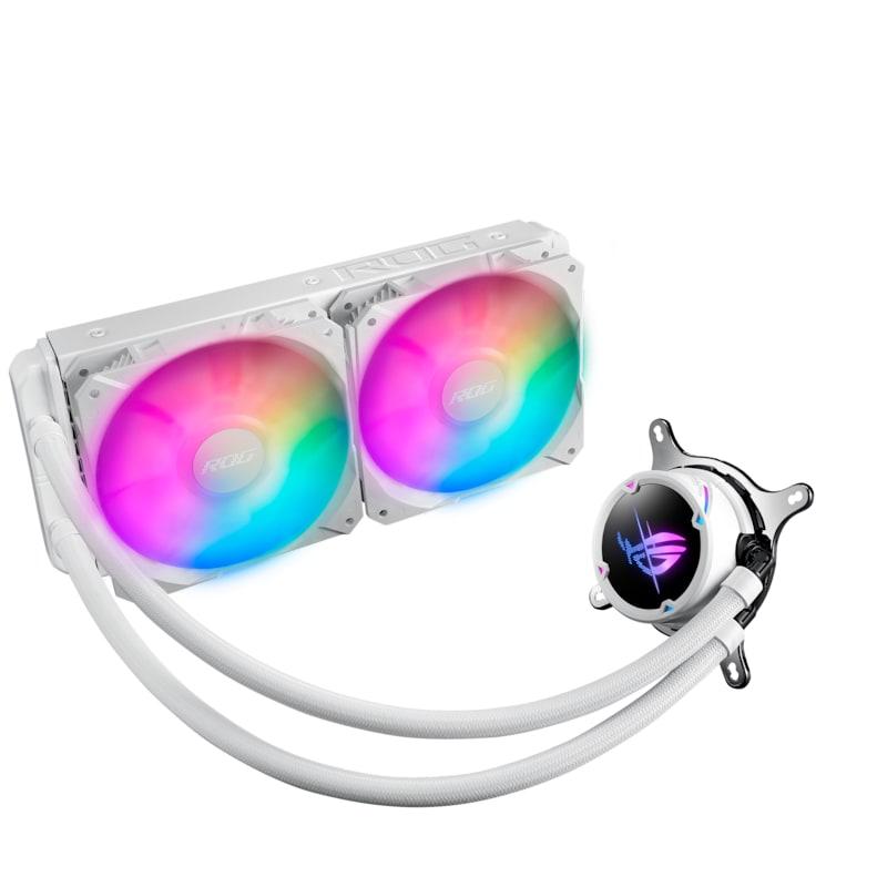 200 x günstig Kaufen-ASUS ROG STRIX LC II 240 ARGB Whit Ed. AIO-Wasserkühlung für AMD und Intel CPU. ASUS ROG STRIX LC II 240 ARGB Whit Ed. AIO-Wasserkühlung für AMD und Intel CPU <![CDATA[• Komplettwasserkühlung mit 240 mm Radiator • 1700, 1200, 115X, 201