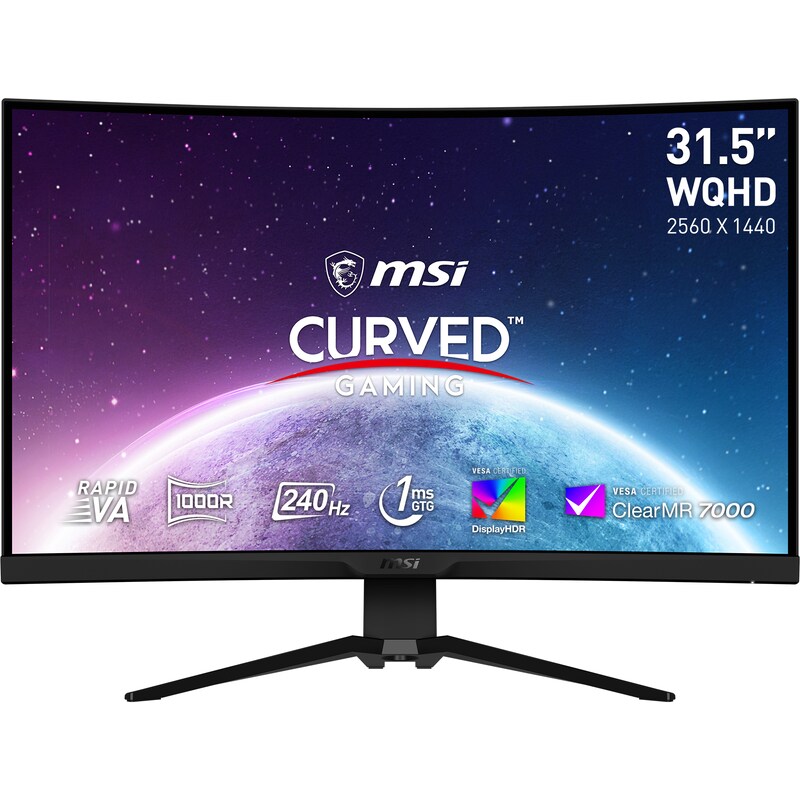MSI Optix MAG325CQRXF 80cm (31,5") QHD Monitor Curved 16:9 HDMI/DP/USB-C 240Hz