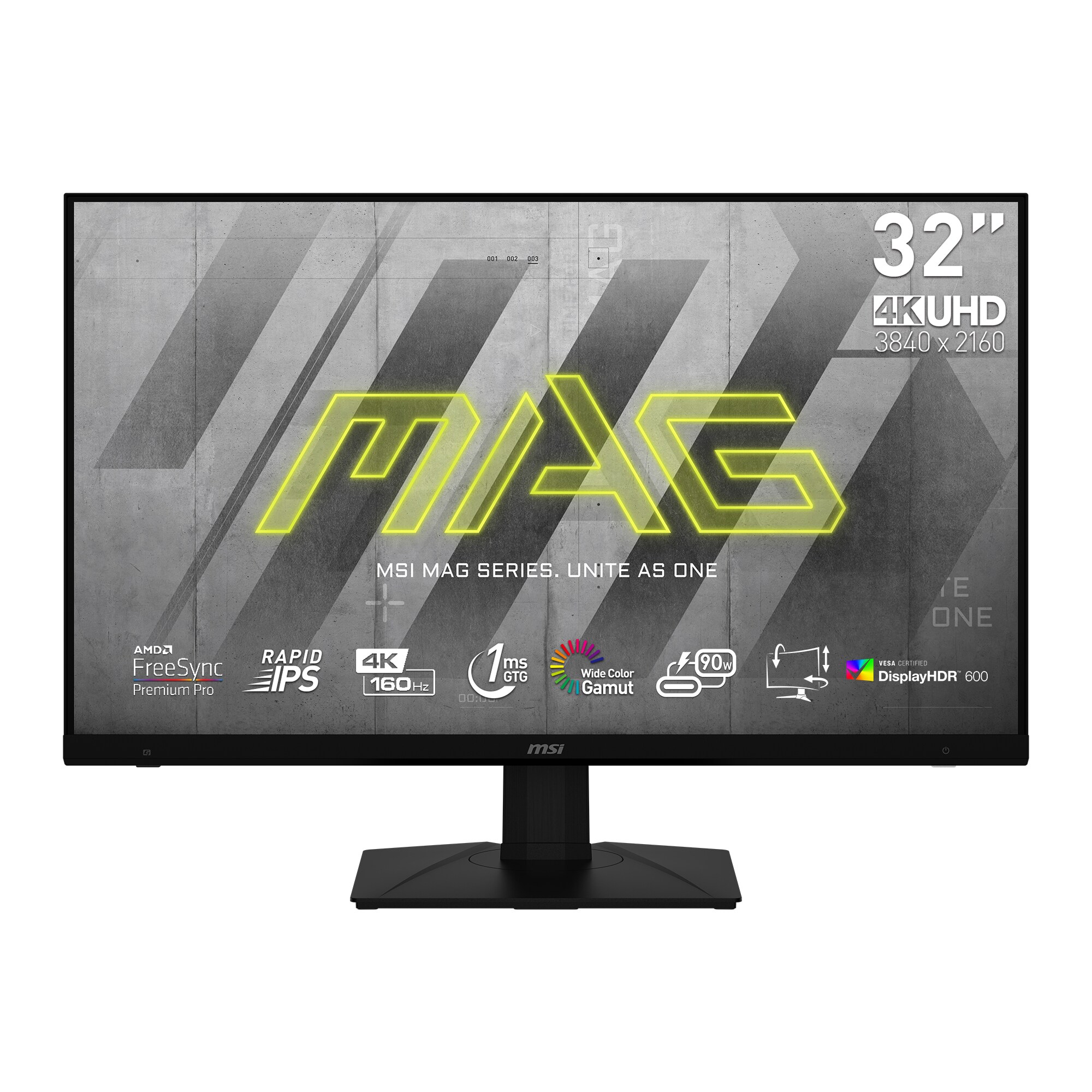 MSI Optix MAG323UPFDE 81,3cm(32&quot;) 4K IPS Gaming Monitor 16:9 HDMI/DP/USB-C 160Hz