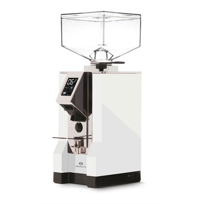 LS 300 günstig Kaufen-Eureka Mignon Specialita Chrom Weiss. Eureka Mignon Specialita Chrom Weiss <![CDATA[• Leistungsstarke 310W Kaffeemühle • 55 mm Mahlscheiben für hohe Mahlgeschwindigkeit • 300g Bohnenbehälter • 