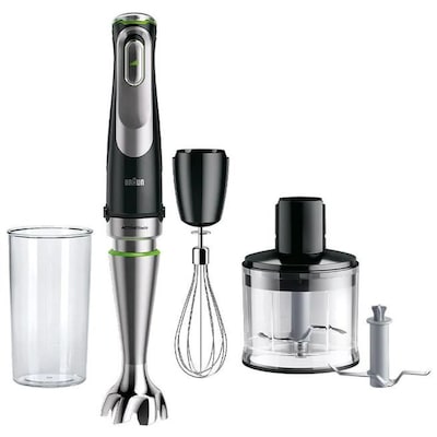 Spritzschutz günstig Kaufen-Braun Multiquick 9 MQ9135XI Stabmixer-Set. Braun Multiquick 9 MQ9135XI Stabmixer-Set <![CDATA[• 1.200 Watt • stufenlos Geschwindigkeitsstufen • Mixfuß aus Edelstahl mit Spritzschutz • Abnehmbare Teile spülmaschinenfest]]>. 