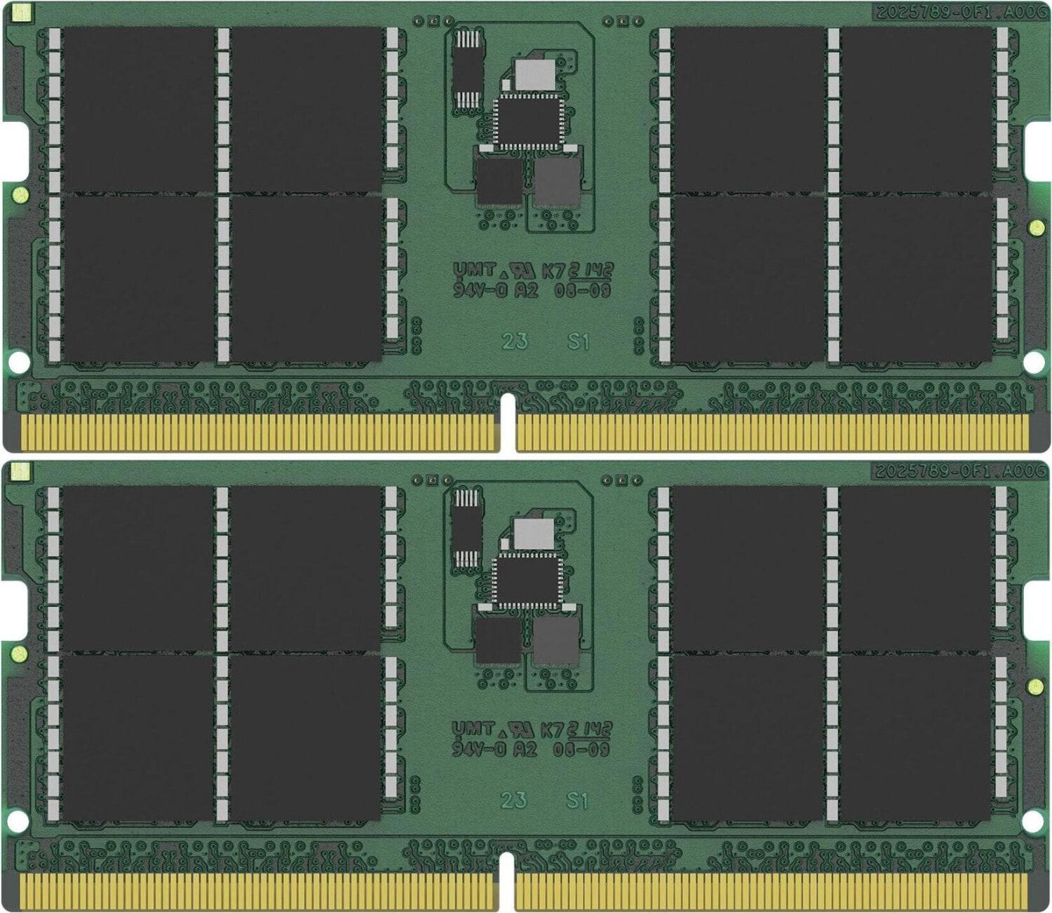 64GB (2x32GB) Kingston DDR5-4800 CL40 SO-DIMM RAM Notebook Speicher