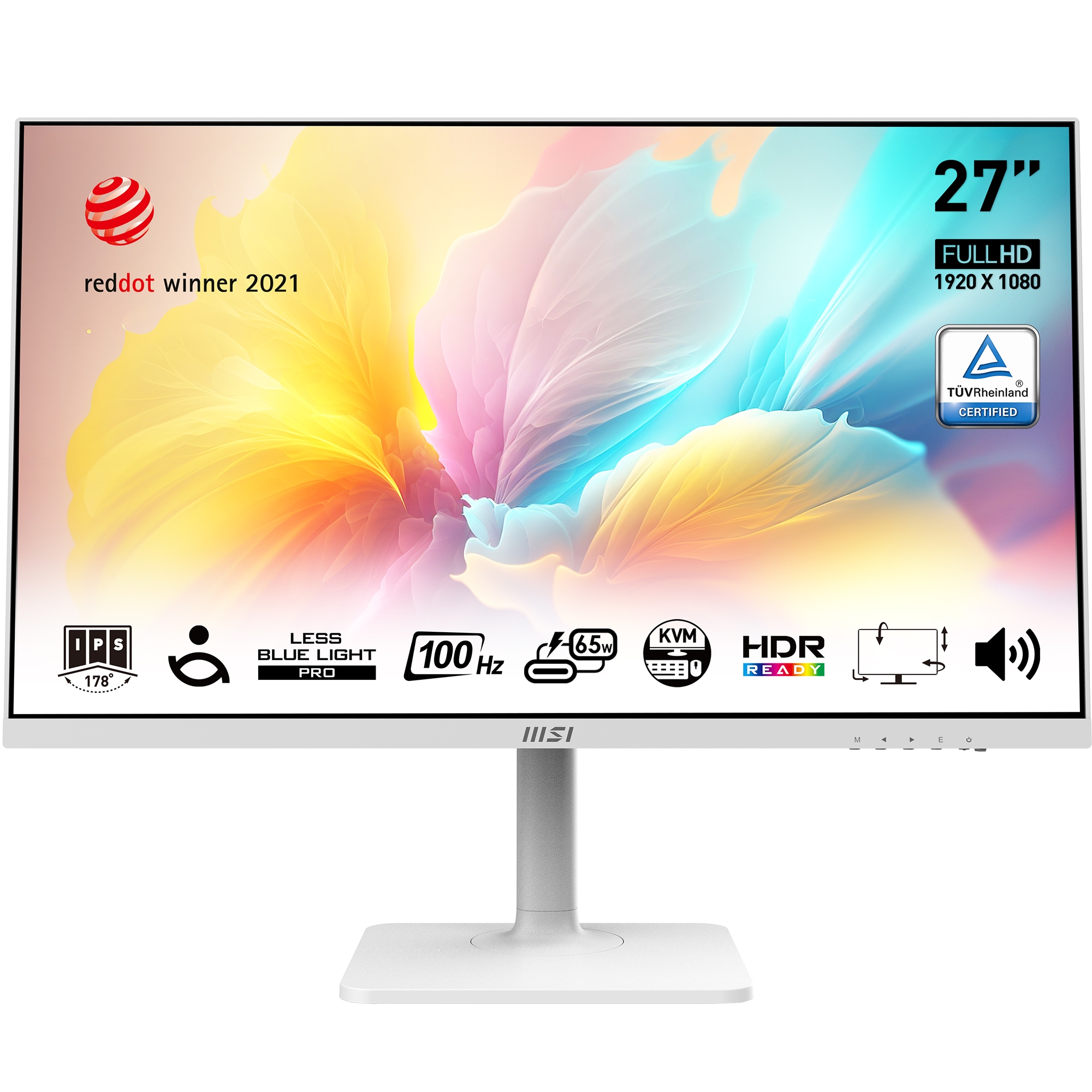 MSI Modern MD272XPWDE 69cm(27&quot;) FHD IPS Office Monitor 16:9 HDMI/USB-C PD65W 4ms