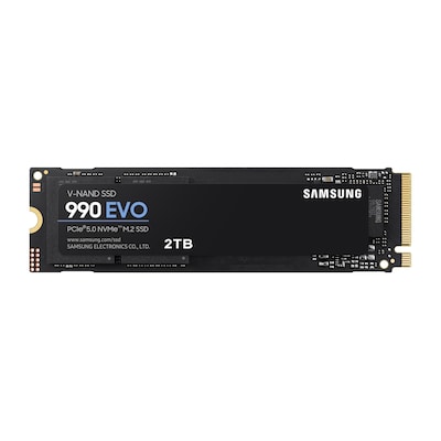 FOR MAN günstig Kaufen-Samsung 990 EVO NVMe 2.0 SSD 2 TB M.2 2280 TLC. Samsung 990 EVO NVMe 2.0 SSD 2 TB M.2 2280 TLC <![CDATA[• 2 TB - 2,38 mm Bauhöhe • M.2 2280 Card, M.2 • Maximale Lese-/Schreibgeschwindigkeit: 5000 MB/s / 4200 MB/s • Performance: Perfekt für Multi