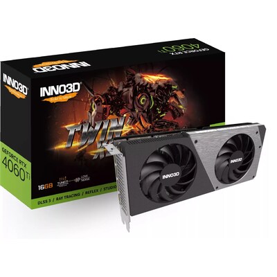 CD R günstig Kaufen-INNO3D GeForce RTX 4060Ti TWIN X2 16GB GDDR6 Grafikkarte 3xDP/HDMI. INNO3D GeForce RTX 4060Ti TWIN X2 16GB GDDR6 Grafikkarte 3xDP/HDMI <![CDATA[• GeForce RTX 4060Ti, 