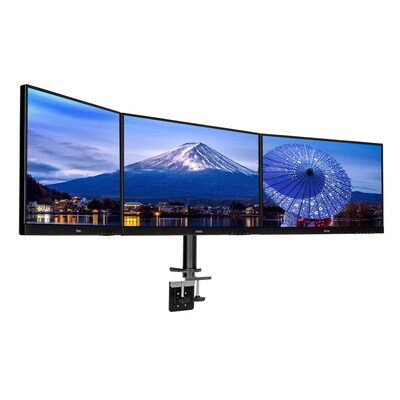 Display Halterung günstig Kaufen-iiyama DS1002C-B1 Monitorhalterung für drei Displays bis 27 Zoll. iiyama DS1002C-B1 Monitorhalterung für drei Displays bis 27 Zoll <![CDATA[• Höchstgewicht (Kapazität): 10 kg/Monitor • Höhenverstellung • Neigbar, schwenkbar und Pivot]]>