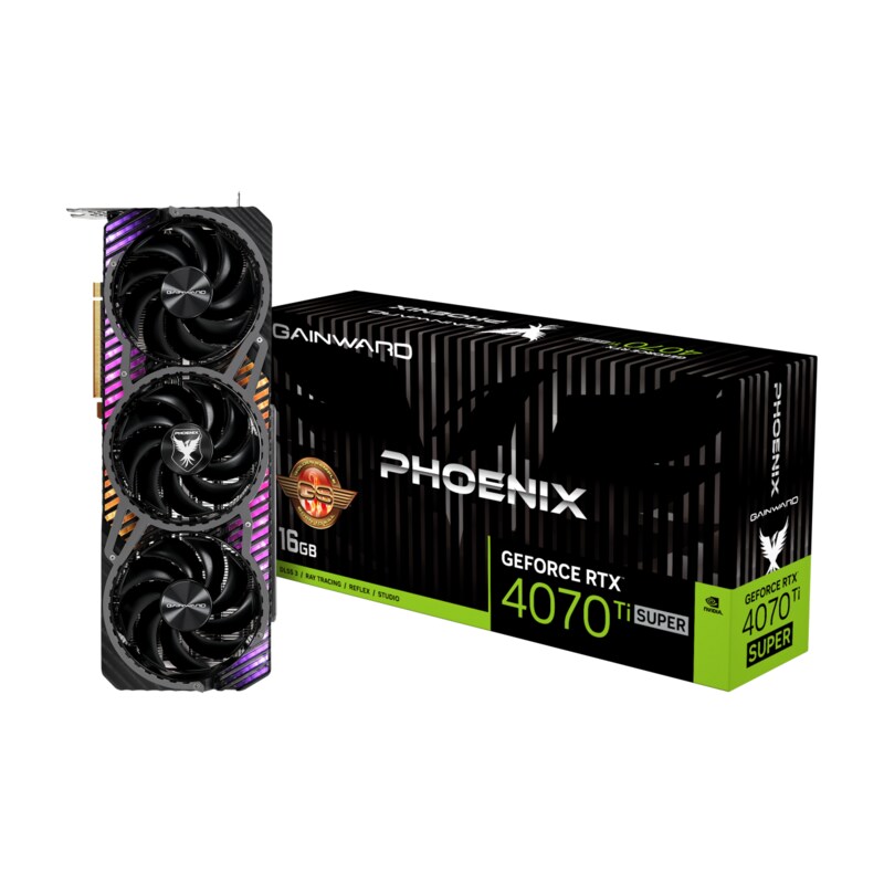 GAINWARD GeForce RTX 4070Ti Super Phoenix GS 16GB GDDR6X Grafikkarte HDMI/3xDP