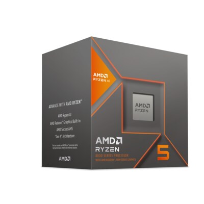 mit CD günstig Kaufen-AMD Ryzen 5 8600G mit AMD Radeon Grafik (6x 4,3 GHz) 22MB Sockel AM5 CPU BOX. AMD Ryzen 5 8600G mit AMD Radeon Grafik (6x 4,3 GHz) 22MB Sockel AM5 CPU BOX <![CDATA[• Sockel AM5, 6 x 4.3 GHz (Boost 5.0 GHz), KI-fähiger Desktop-Prozessor • 6 MB L2 Cach