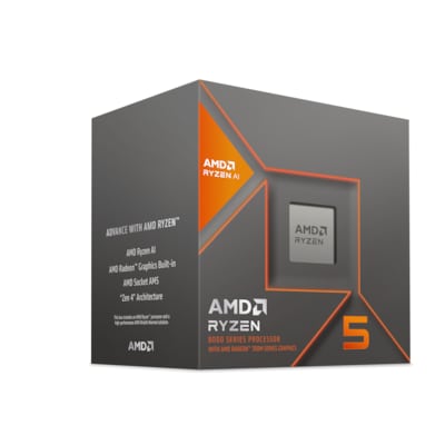 00 5  günstig Kaufen-AMD Ryzen 5 8600G mit AMD Radeon Grafik (6x 4,3 GHz) 22MB Sockel AM5 CPU BOX. AMD Ryzen 5 8600G mit AMD Radeon Grafik (6x 4,3 GHz) 22MB Sockel AM5 CPU BOX <![CDATA[• Sockel AM5, 6 x 4.3 GHz (Boost 5.0 GHz), KI-fähiger Desktop-Prozessor • 6 MB L2 Cach