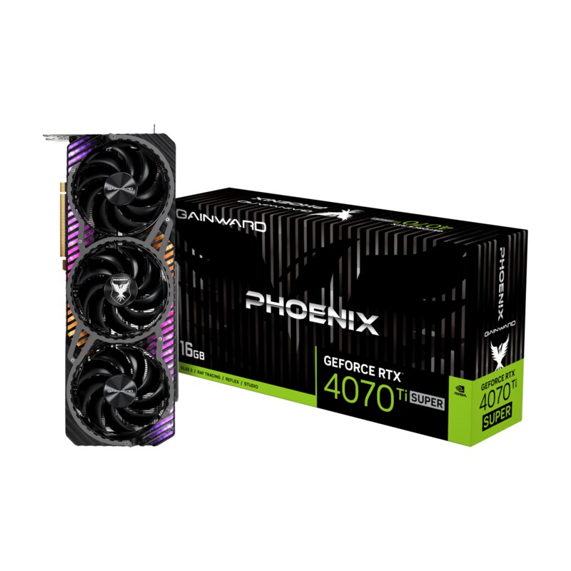 GAINWARD GeForce RTX 4070Ti Super Phoenix 16GB GDDR6X Grafikkarte HDMI/3xDP