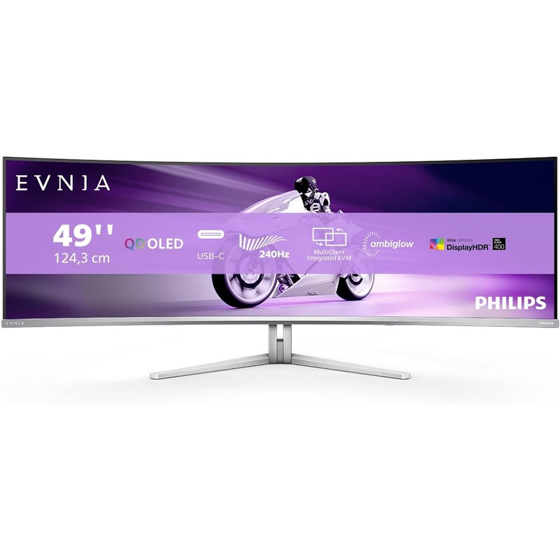 Philips Evnia 49M2C8900 124,2cm (49") DQHD OLED Monitor 32:9 HDMI/DP/USB-C 240Hz