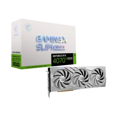 Slim&Detox günstig Kaufen-MSI GeForce RTX 4070Ti Super 16GB Gaming X SLIM White Grafikkarte 3xDP/HDMI. MSI GeForce RTX 4070Ti Super 16GB Gaming X SLIM White Grafikkarte 3xDP/HDMI <![CDATA[• NVIDIA GeForce RTX 4070Ti Super, ADA Lovelace, DLSS 3 • 16 GB GDDR6X-RAM (256bit Speich