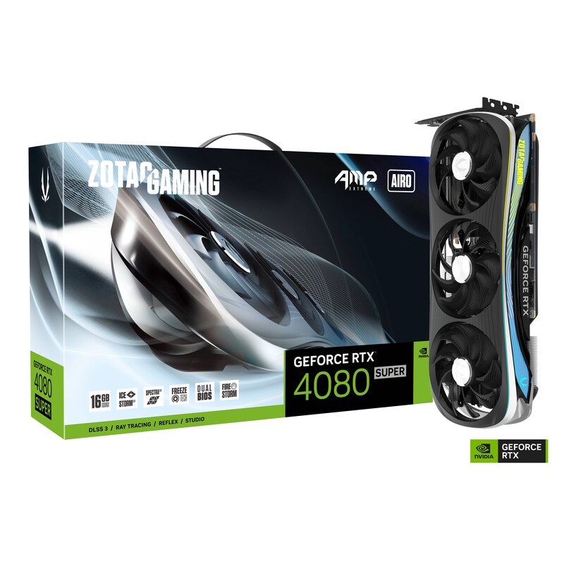 ZOTAC GAMING GeForce RTX 4080 Super AMP Extreme AIRO 16GB Grafikkarte