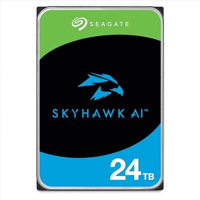 Seagate SkyHawk AI HDD ST24000VE002 - 24 TB 3,5 Zoll SATA 6 Gbit/s CMR