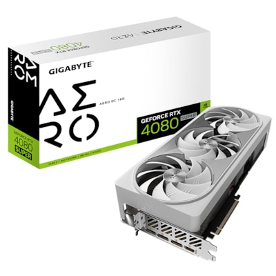 AE 25 günstig Kaufen-GIGABYTE GeForce RTX 4080 SUPER AERO OC 16G Grafikkarte 3xDP/HDMI. GIGABYTE GeForce RTX 4080 SUPER AERO OC 16G Grafikkarte 3xDP/HDMI <![CDATA[• NVIDIA GeForce RTX 4080 Super, ADA Lovelace, DLSS 3 • 16 GB GDDR6X-RAM (256bit Speicherinterface) • Core/