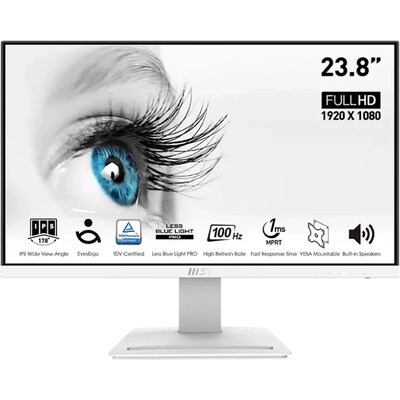 MSI Pro MP243XWDE 60cm (23,8") FHD IPS Office Monitor 16:9 HDMI/DP 100Hz Sync