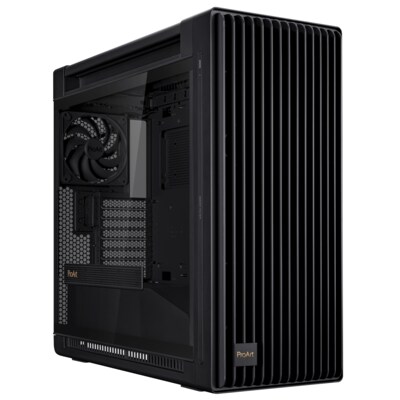 Art c günstig Kaufen-ASUS ProArt PA602 E-ATX Gaming Gehäuse Gehäuse mit Seitenfenster schwarz. ASUS ProArt PA602 E-ATX Gaming Gehäuse Gehäuse mit Seitenfenster schwarz <![CDATA[• E-ATX Gehäuse grosse Mainboards im Mesh-Design • Überlegener Airflow, 