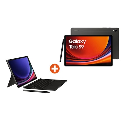 Galaxy Tab günstig Kaufen-Samsung GALAXY Tab S9 X710N WiFi 256GB graphite + Book Cover Keyboard EF-DX715. Samsung GALAXY Tab S9 X710N WiFi 256GB graphite + Book Cover Keyboard EF-DX715 <![CDATA[• 27,8 cm (11,0 Zoll) WQXGA Display mit 2560 x 1600 Pixeln • 3,36 GHz Qualcomm-Snap
