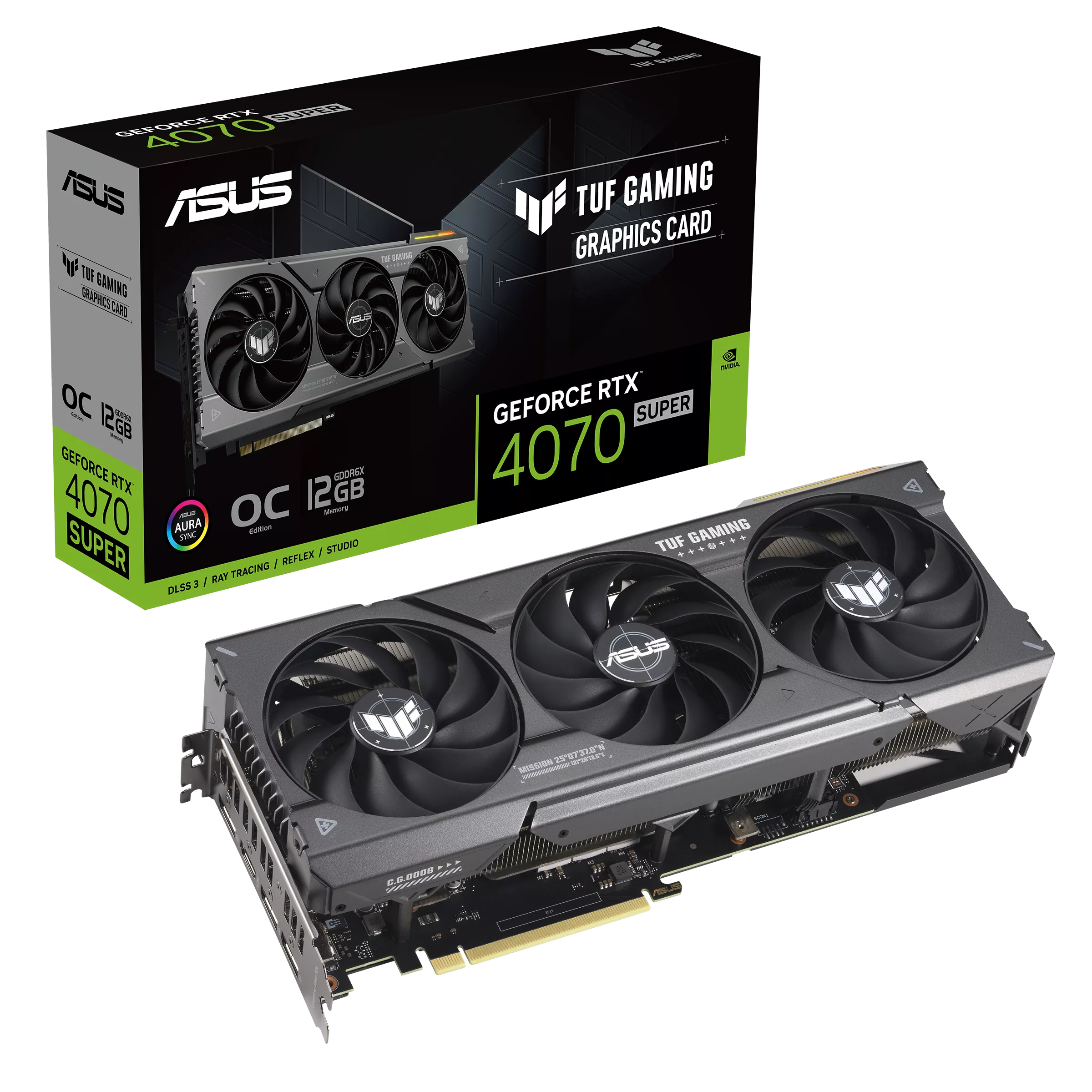 ASUS TUF GeForce RTX 4070 Super OC GAMING 12GB Grafikkarte