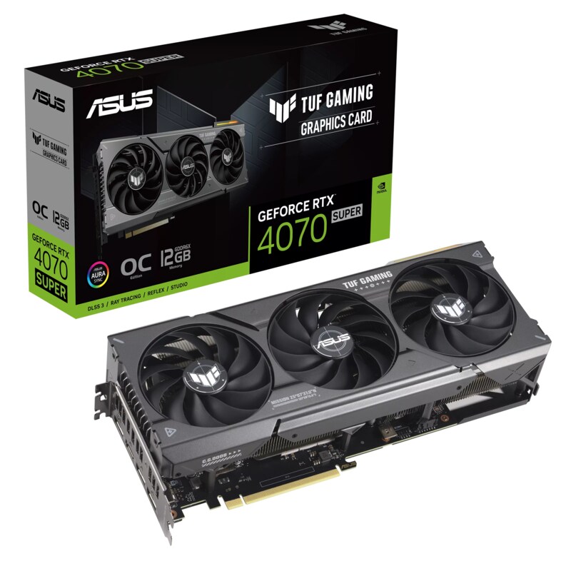 ASUS TUF GeForce RTX 4070 Super OC GAMING 12GB Grafikkarte