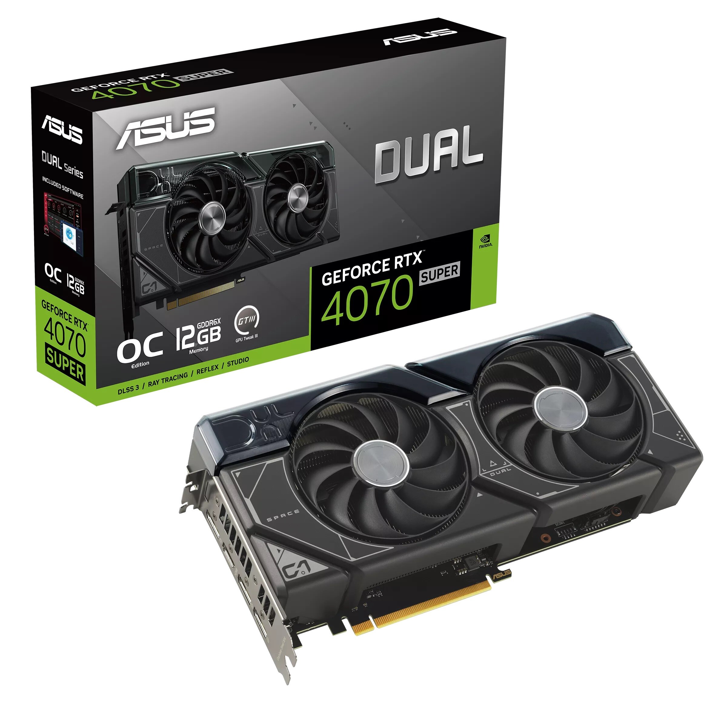 ASUS DUAL GeForce RTX 4070 Super OC 12GB Grafikkarte