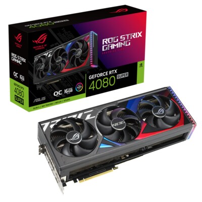 It Up  günstig Kaufen-ASUS ROG STRIX GeForce RTX 4080 Super OC GAMING 16GB Grafikkarte. ASUS ROG STRIX GeForce RTX 4080 Super OC GAMING 16GB Grafikkarte <![CDATA[• GeForce RTX 4080 Super, mit DLSS 3, Werksseitig Übertakte • 16 GB GDDR6X-RAM (256bit-Speicherinterface) • 