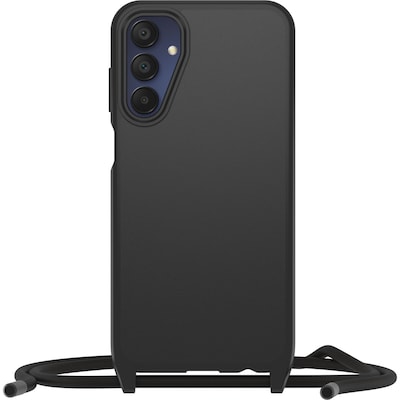 Schwarz passend  günstig Kaufen-Otterbox React Necklace Case Samsung Galaxy A15/A15 5G schwarz. Otterbox React Necklace Case Samsung Galaxy A15/A15 5G schwarz <![CDATA[• Passend für Samsung Galaxy A15/A15 5G • Halskettenfunktion bietet Fallschutz • unterstützt kabelloses Laden 