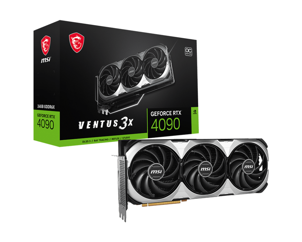 MSI GeForce RTX 4090 VENTUS 3X E 24G OC Grafikkarte 2xDP/2xHDMI