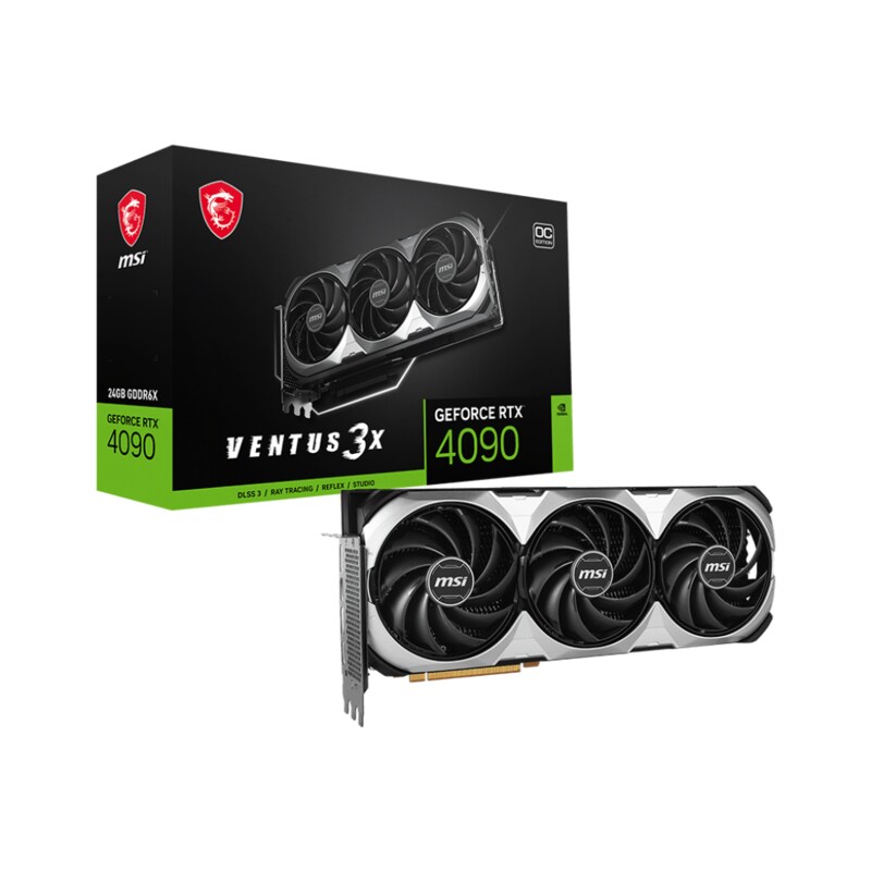 MSI GeForce RTX 4090 VENTUS 3X E 24G OC Grafikkarte 2xDP/2xHDMI