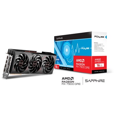 SAPPHIRE PULSE AMD Radeon™ RX 7900 GRE 16GB AMD RDNA™ 3 architecture 2xHDMI/2xDP