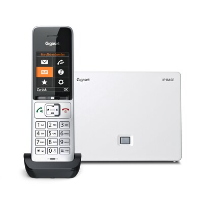 set for günstig Kaufen-Gigaset Comfort 500A IP Base - Schnurlostelefon - Rufnummernanzeige, AB. Gigaset Comfort 500A IP Base - Schnurlostelefon - Rufnummernanzeige, AB <![CDATA[• Anschluss: DECT • Display: farbig • Anrufbeantworter: 30 Minuten • Gesprächszeit bis zu: 1