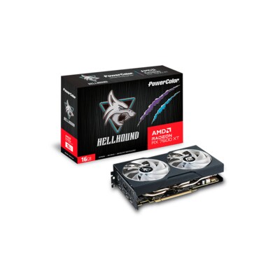 Color 60 günstig Kaufen-POWERCOLOR Radeon RX 7600 XT Hellhound 16GB DDR6 OC Grafikkarte. POWERCOLOR Radeon RX 7600 XT Hellhound 16GB DDR6 OC Grafikkarte <![CDATA[• AMD Radeon RX 7600 XT • 16GB GDDR6-RAM, 128-Bit • 1x HDMI 2.1a, 3x DisplayPort 2.1 • AMD RDNA™ 3 Architec