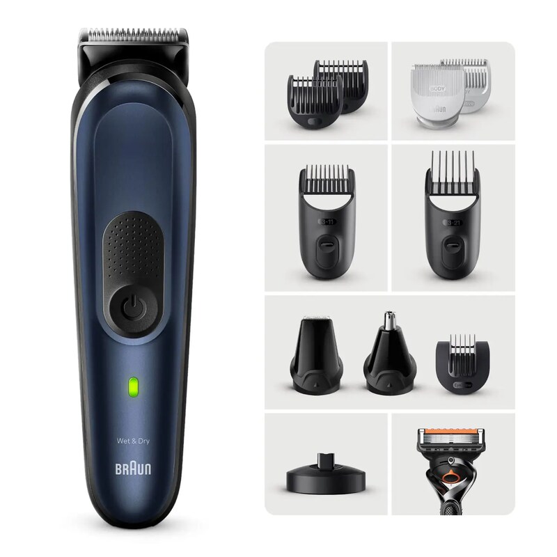 Braun MGK7450 All-In-One 11-in-1 Styling Set  - für Bart, Haare und Bodygrooming