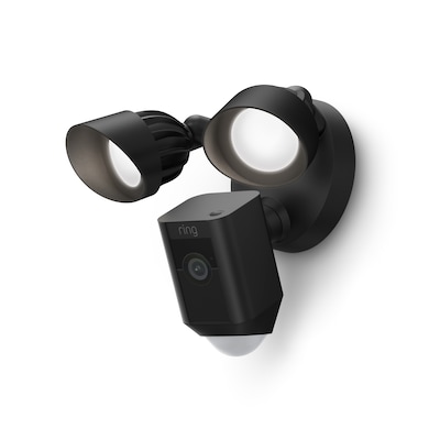 RING Floodlight Cam Wired Plus schwarz