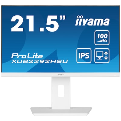 B22 auf günstig Kaufen-iiyama ProLite XUB2292HSU-W6 54,6cm (21,5") FHD IPS Monitor HDMI/DP/USB 100Hz. iiyama ProLite XUB2292HSU-W6 54,6cm (21,5") FHD IPS Monitor HDMI/DP/USB 100Hz <![CDATA[• Energieeffizienzklasse: E • Größe: 54,6 cm (21,5 Zoll) 16:9, Auflösung: 