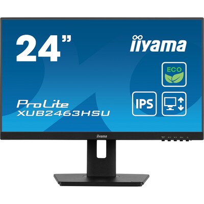 iiyama günstig Kaufen-iiyama ProLite XUB2463HSU-B1 60,5cm (23,8") FHD IPS Monitor HDMI/DP/USB 100Hz. iiyama ProLite XUB2463HSU-B1 60,5cm (23,8") FHD IPS Monitor HDMI/DP/USB 100Hz <![CDATA[• Energieeffizienzklasse: B • Größe: 60,5 cm (23,8 Zoll) 16:9, Auflösung: 