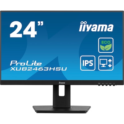 USB C  günstig Kaufen-iiyama ProLite XUB2463HSU-B1 60,5cm (23,8") FHD IPS Monitor HDMI/DP/USB 100Hz. iiyama ProLite XUB2463HSU-B1 60,5cm (23,8") FHD IPS Monitor HDMI/DP/USB 100Hz <![CDATA[• Energieeffizienzklasse: B • Größe: 60,5 cm (23,8 Zoll) 16:9, Auflösung: 