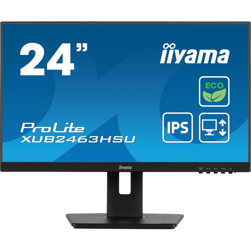 iiyama ProLite XUB2463HSU-B1 60,5cm (23,8") FHD IPS Monitor HDMI/DP/USB 100Hz