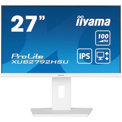 Monitor günstig Kaufen-iiyama ProLite XUB2792HSU-W6 68,6cm (27") FHD IPS Monitor HDMI/DP/USB 100Hz. iiyama ProLite XUB2792HSU-W6 68,6cm (27") FHD IPS Monitor HDMI/DP/USB 100Hz <![CDATA[• Energieeffizienzklasse: E • Größe: 68,6 cm (27 Zoll) 16:9, Auflösung: 1.920x