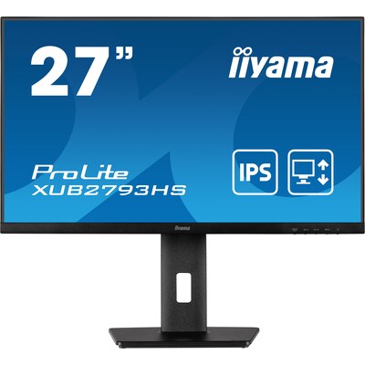 iiyama günstig Kaufen-iiyama ProLite XUB2793HS-B6 68,6cm (27") FHD IPS Monitor HDMI/DP 100Hz. iiyama ProLite XUB2793HS-B6 68,6cm (27") FHD IPS Monitor HDMI/DP 100Hz <![CDATA[• Energieeffizienzklasse: E • Größe: 68,6 cm (27 Zoll) 16:9, Auflösung: 1.920x1.080 Full
