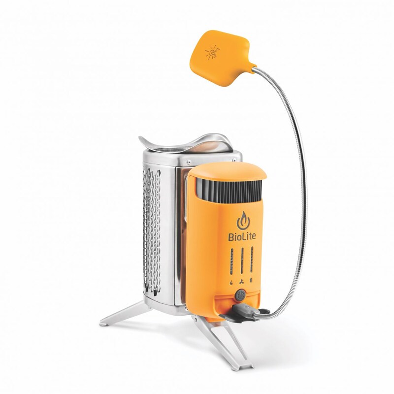 BioLite CampStove 2+ mit Akku, USB-Ladeausgang inkl. FlexLight 100