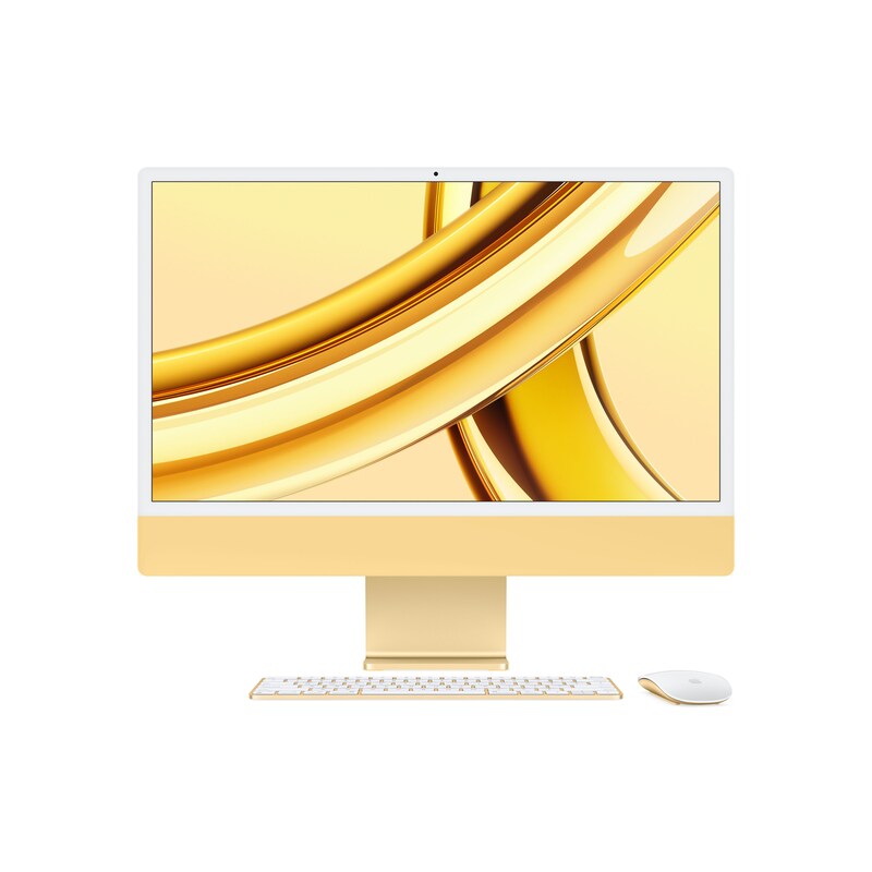 Apple iMac 24" Retina 4,5K 2023 M3/24/256GB 10C GPU Gelb Num BTO