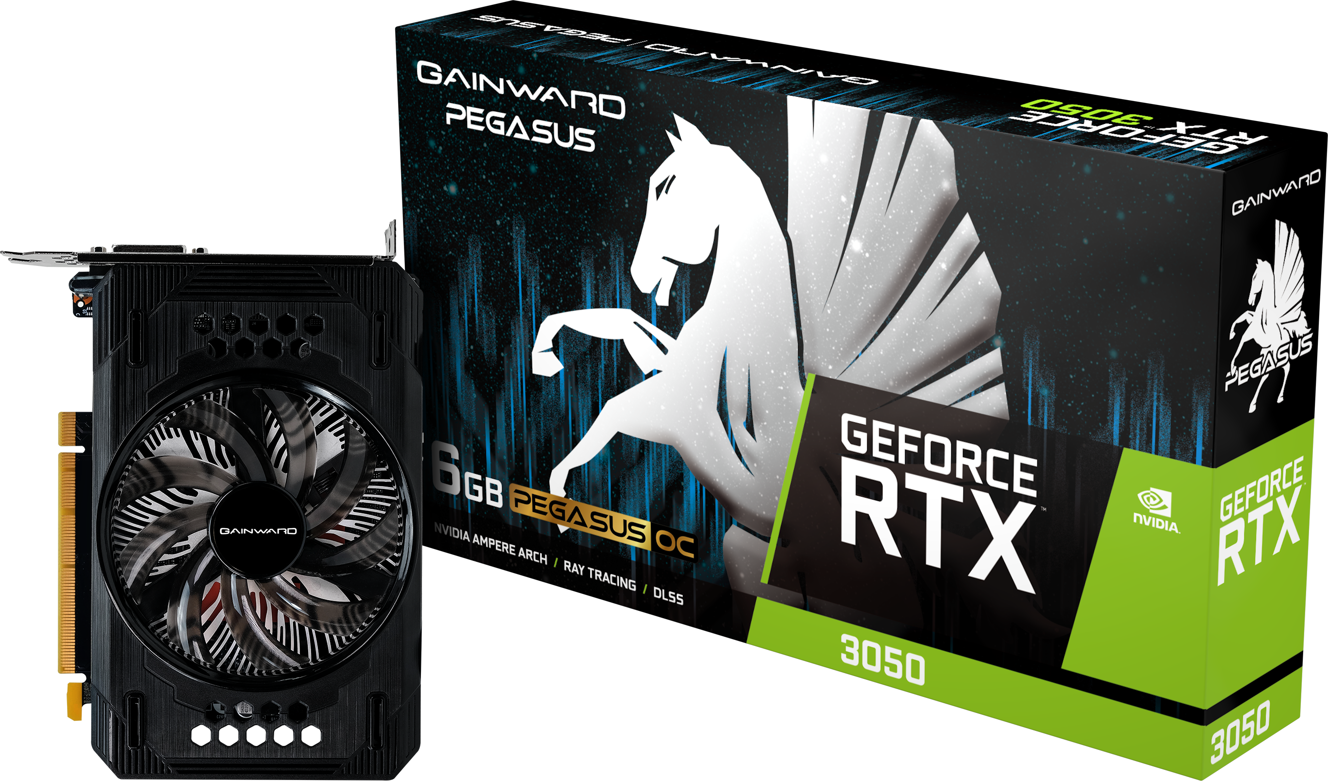 GAINWARD GeForce RTX 3050 Pegasus OC 6GB GDDR6 Grafikkarte